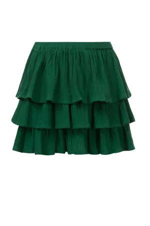 LOOXS Little Little woven 3 layered skirt