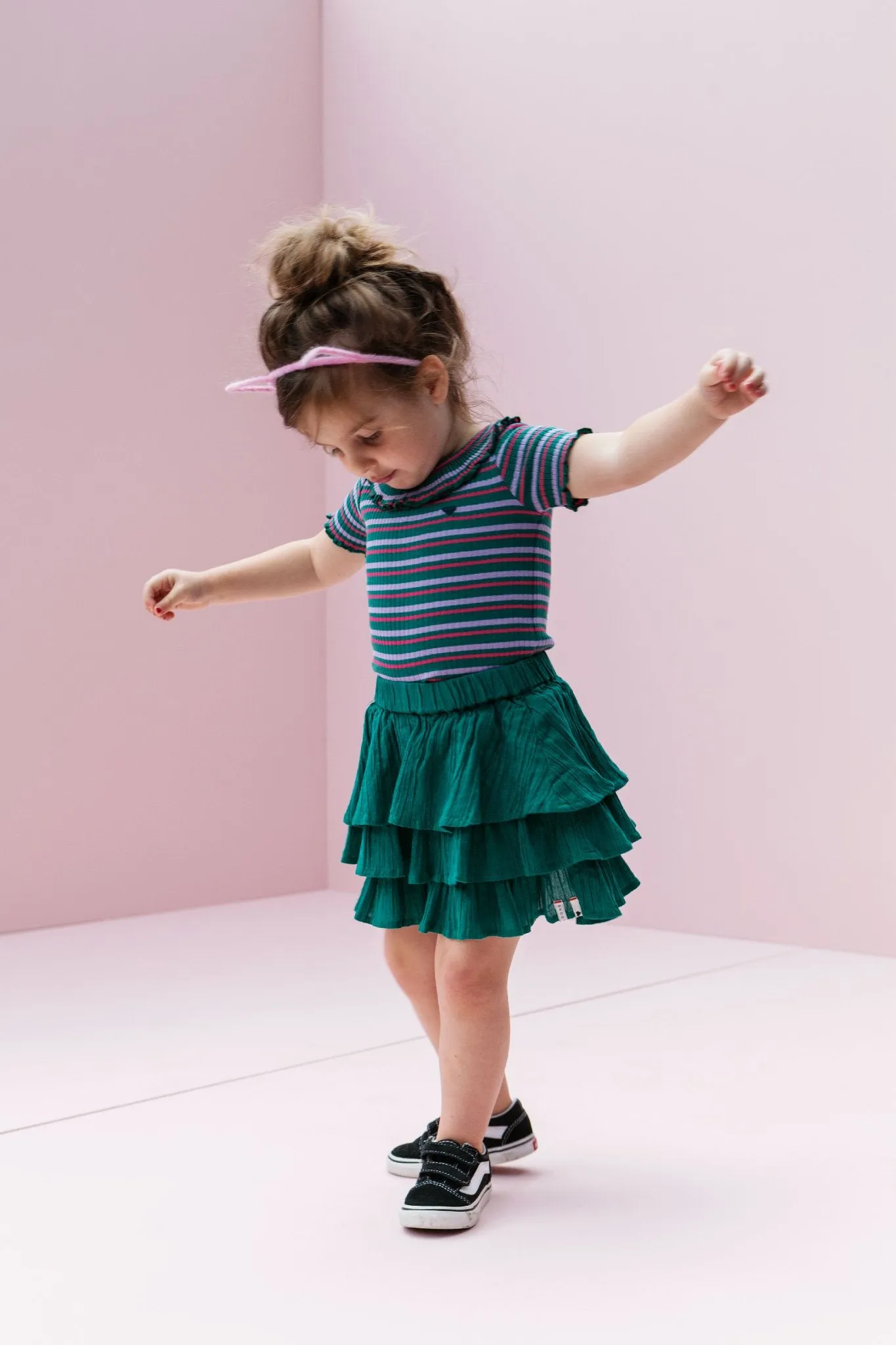 LOOXS Little Little woven 3 layered skirt