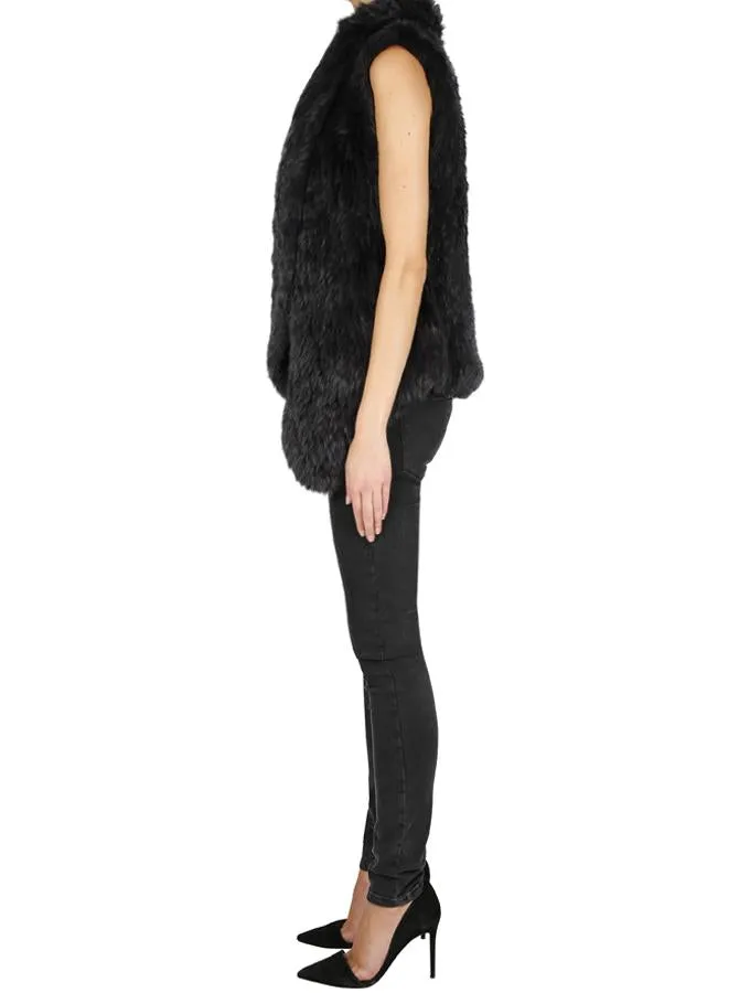 Lush Luxe Vest- Anthracite