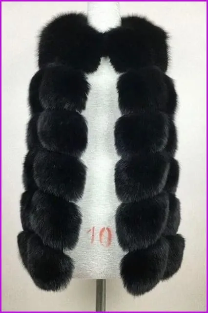 Luxury Fox Fur Gilet 70cm DO1400