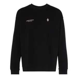 MARCELO BURLON Embroidered Punch Crewneck, Black
