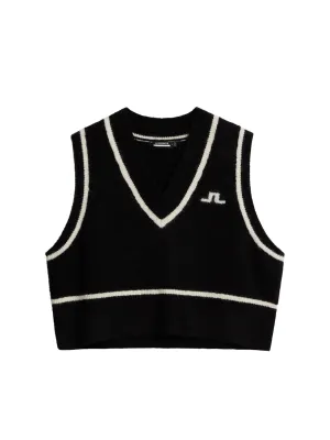 Marjorie Knitted Vest / Black