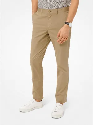 MICHAEL KORS MENS Slim-Fit Washed Poplin Chinos