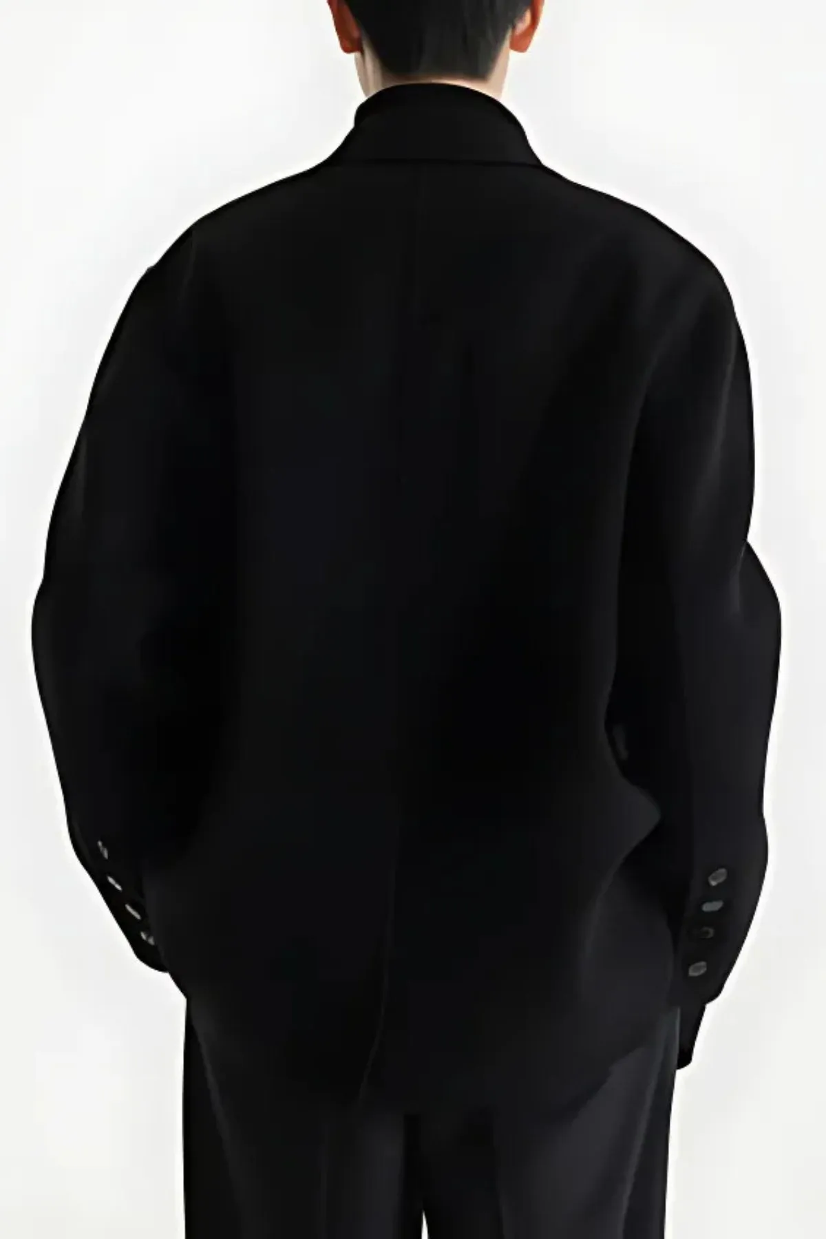 MV Peak Lapel Double-Faced Wool Suit Jacket