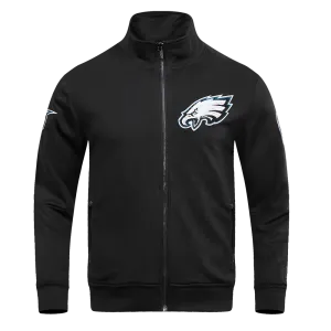 NFL PHILADELPHIA EAGLES PRO TEAM MEN'S TRACK JACKET (BLACK)