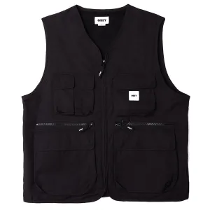 Obey Warfield Vest - Black