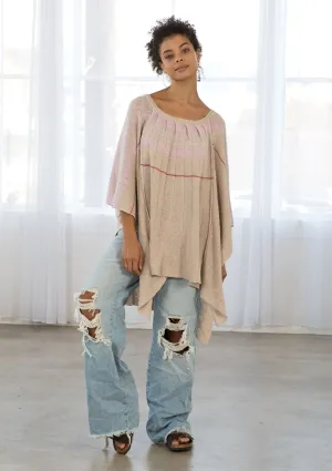 One Size Cozy Oversized Pullover Poncho Sweater