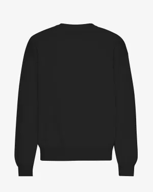Organic Oversized Crew - Deep Black