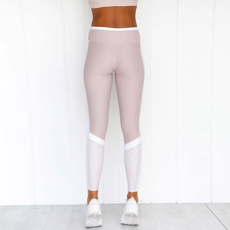 Pink Slim Workout Leggings