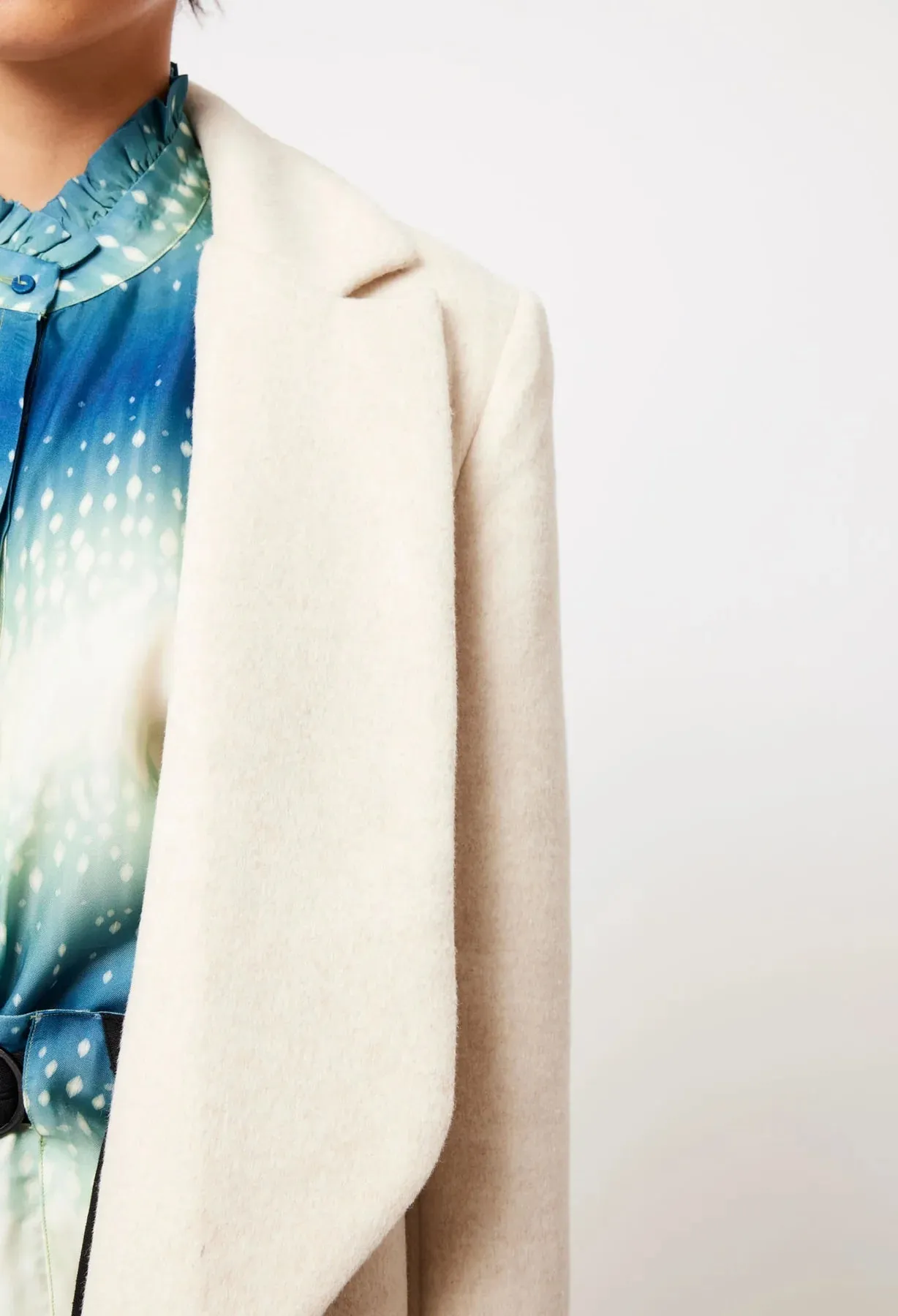 Pisces Wool Blend Coat