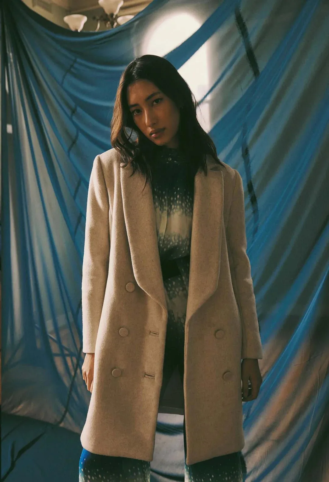 Pisces Wool Blend Coat