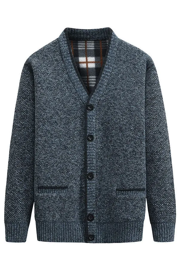 Plush sweater coat