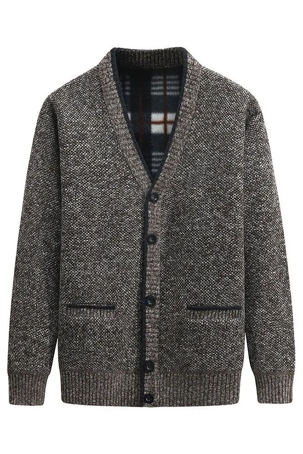 Plush sweater coat