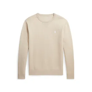 Polo Ralph Lauren - Double-Knit Crew Neck Sweatshirt - Sand Heather