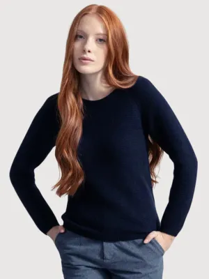 Pullover Giulietta Navy Blue Woman Cashmere | Rifò