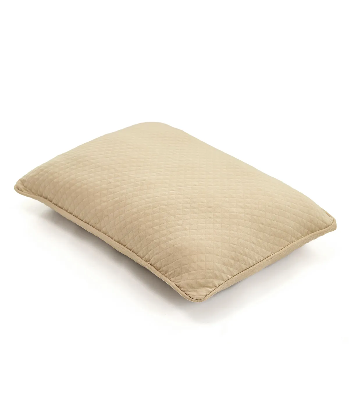 Quardline Oat 100% Cotton Knitted With Polyester Filled King Size Bed Cover With 2 Pillow Covers (Set of 3 Pcs)