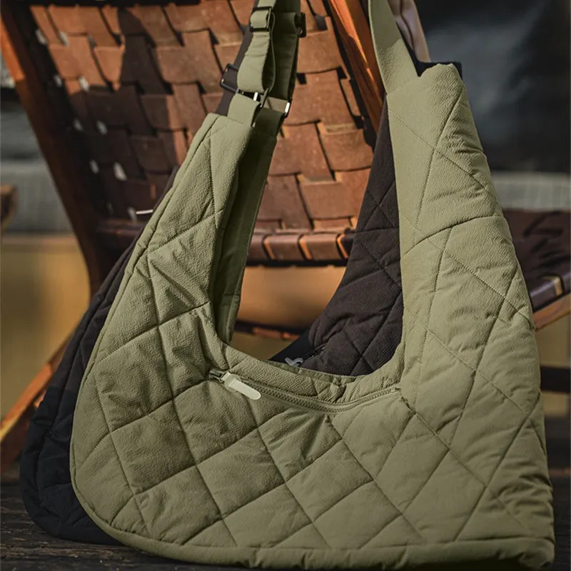 QUILTED PUFFER VEST BAG