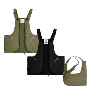 QUILTED PUFFER VEST BAG