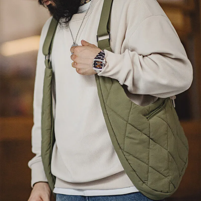 QUILTED PUFFER VEST BAG