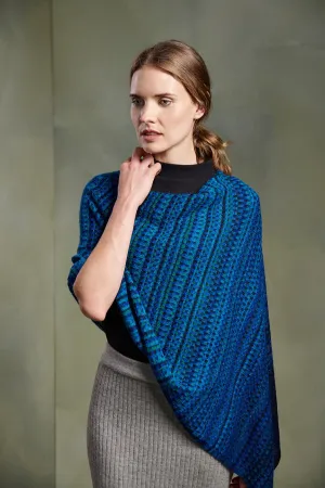 Rapsody Poncho Baby Alpaca Color Astral