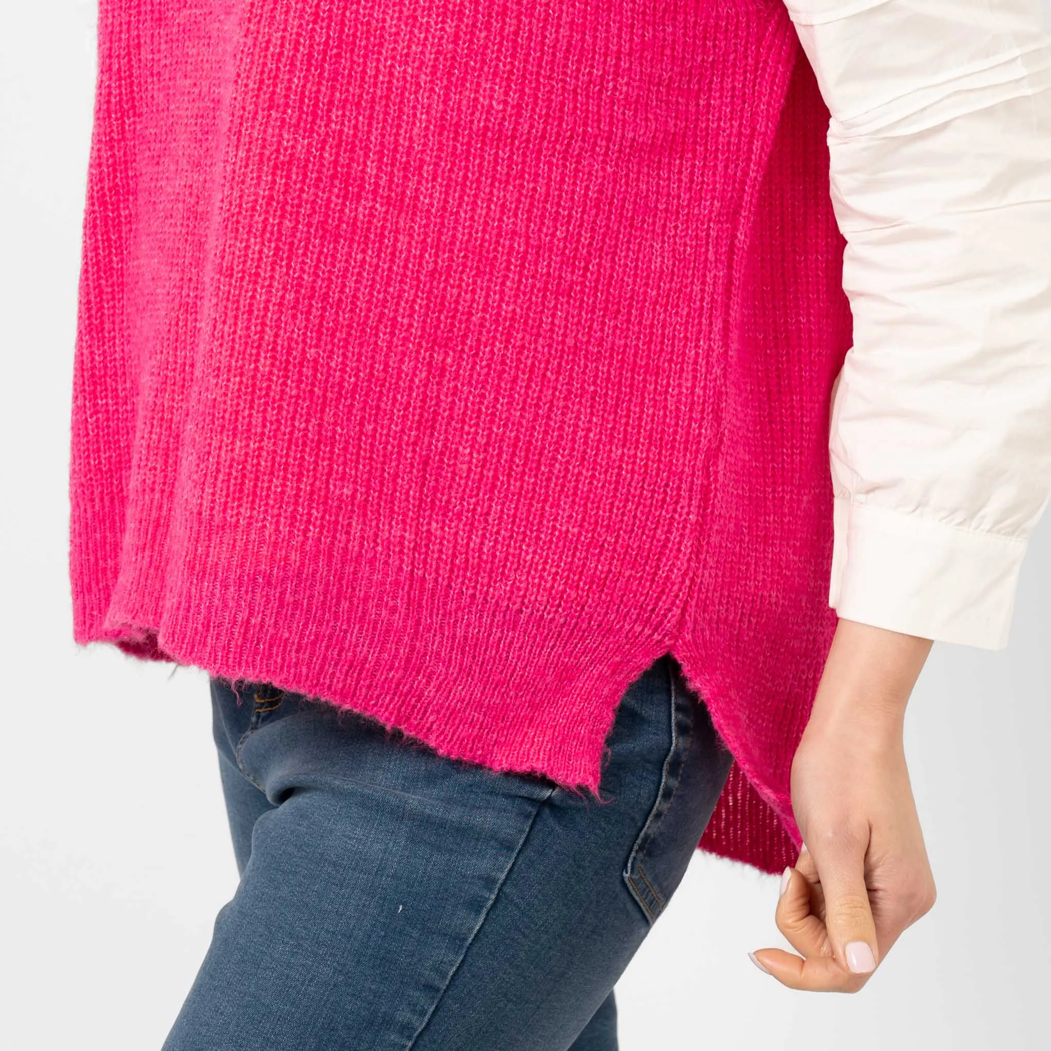Reese Wool Blend Tank Top - Fuchsia
