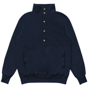 Reverse Fleece Pullover Navy - Unisex