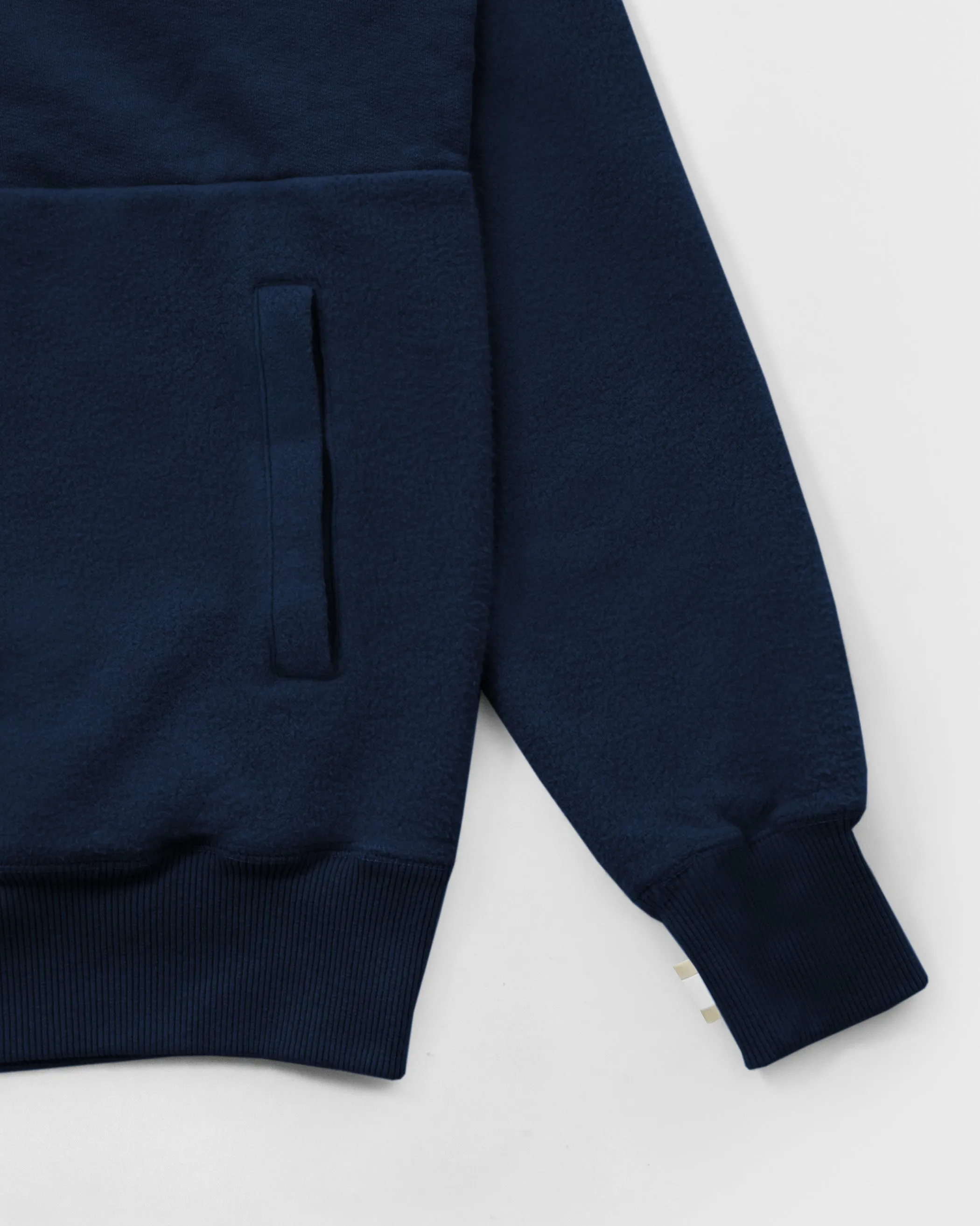 Reverse Fleece Pullover Navy - Unisex