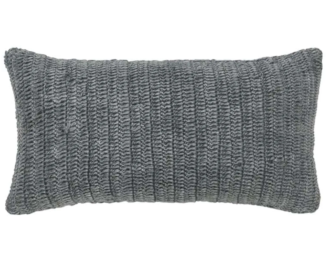 Rina Stone Gray Lumbar Pillow