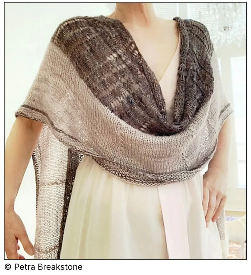 Shantay shawl, knit kit