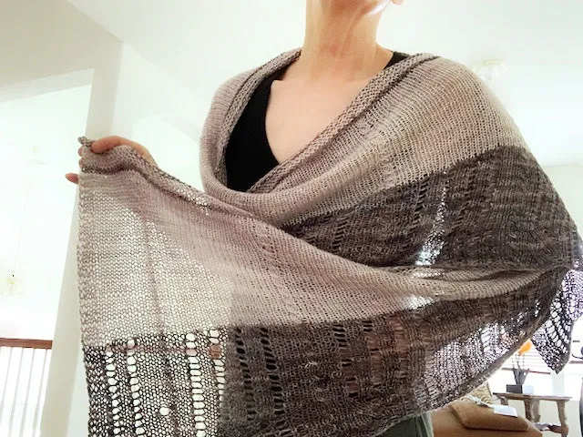 Shantay shawl, knit kit