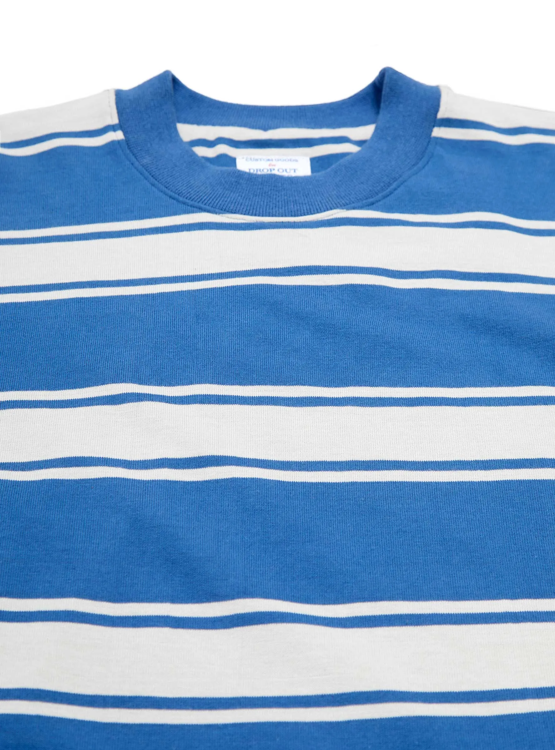 Stripe Tee Blue & Grey