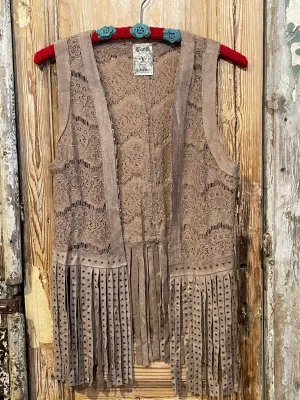 Stud Fringe Vest