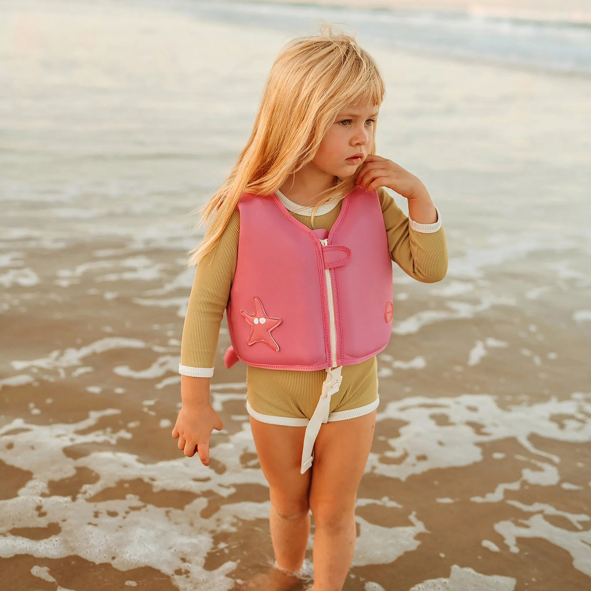 Swim Vest 1-2 | Ocean Treasure Rose