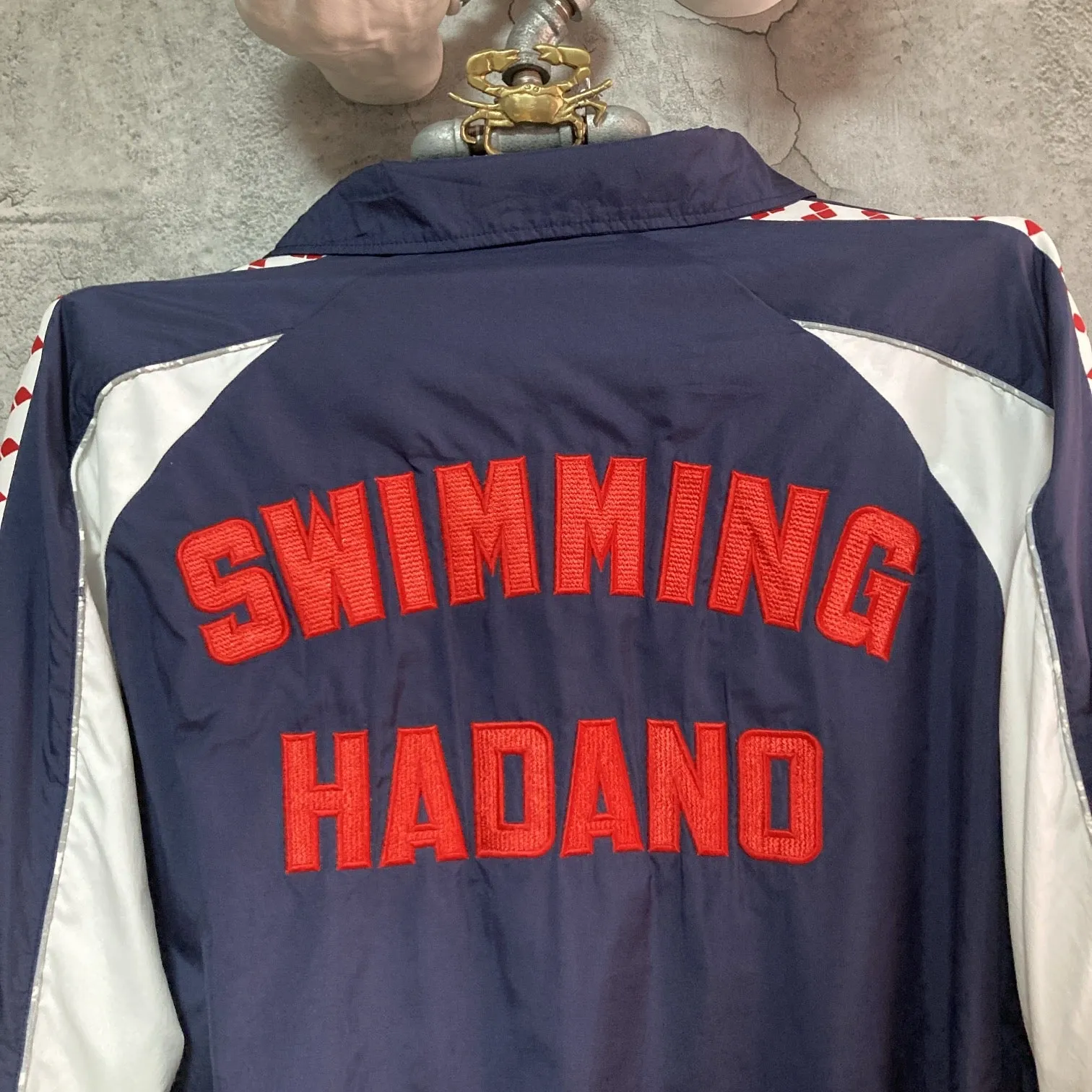 swimming school nylon jacket arena navy