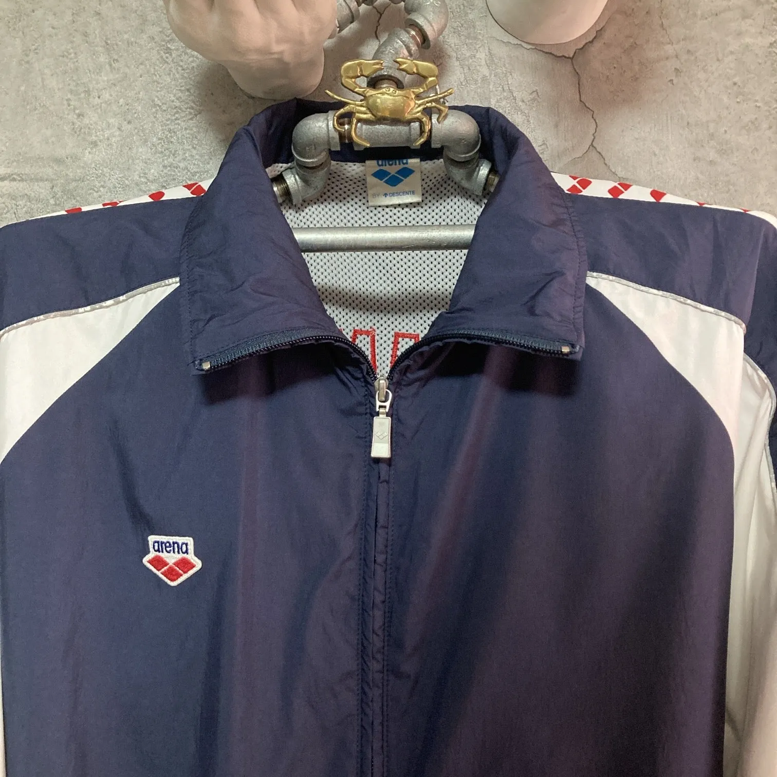 swimming school nylon jacket arena navy