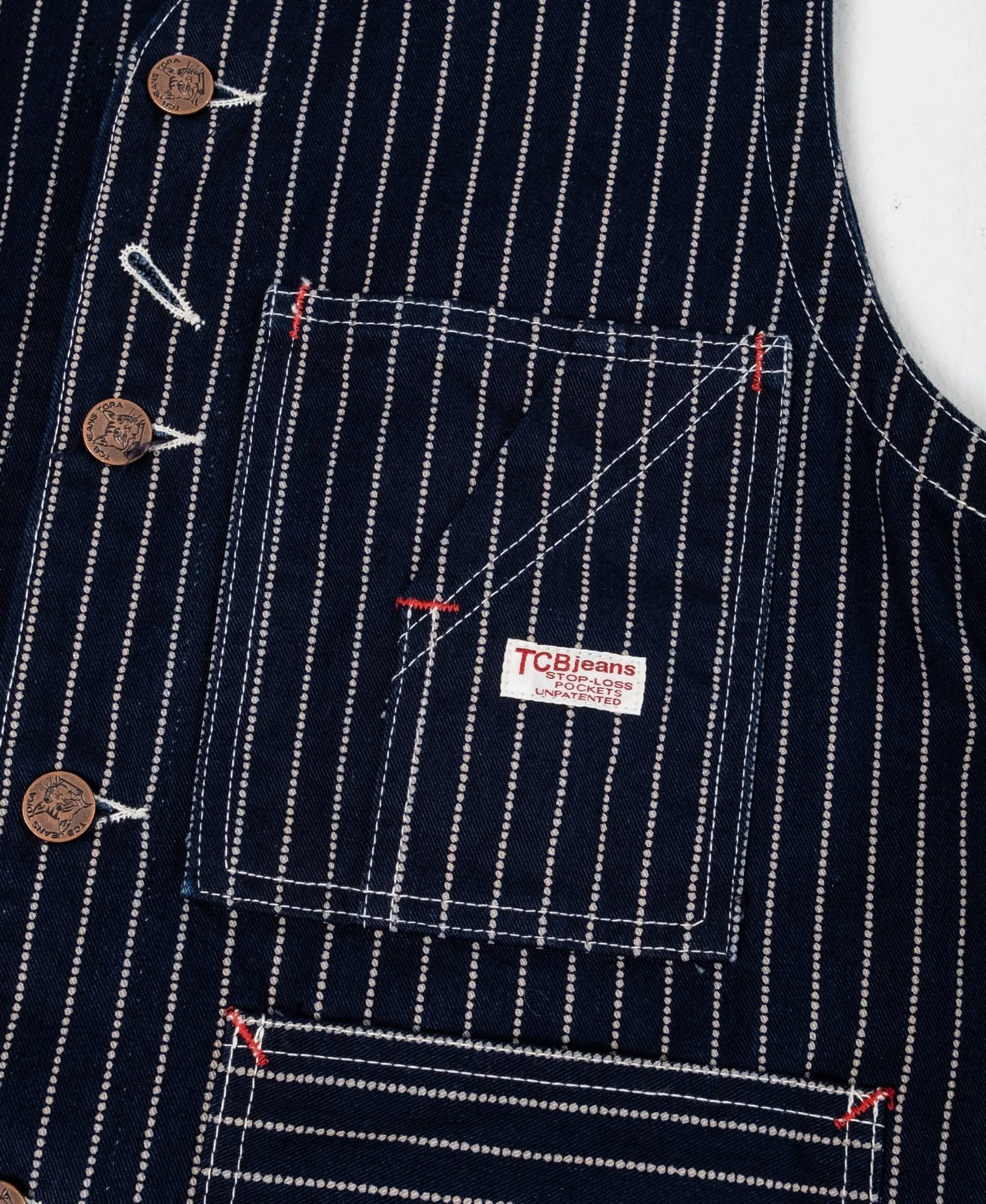 Tabbys Vest Blue Wabash