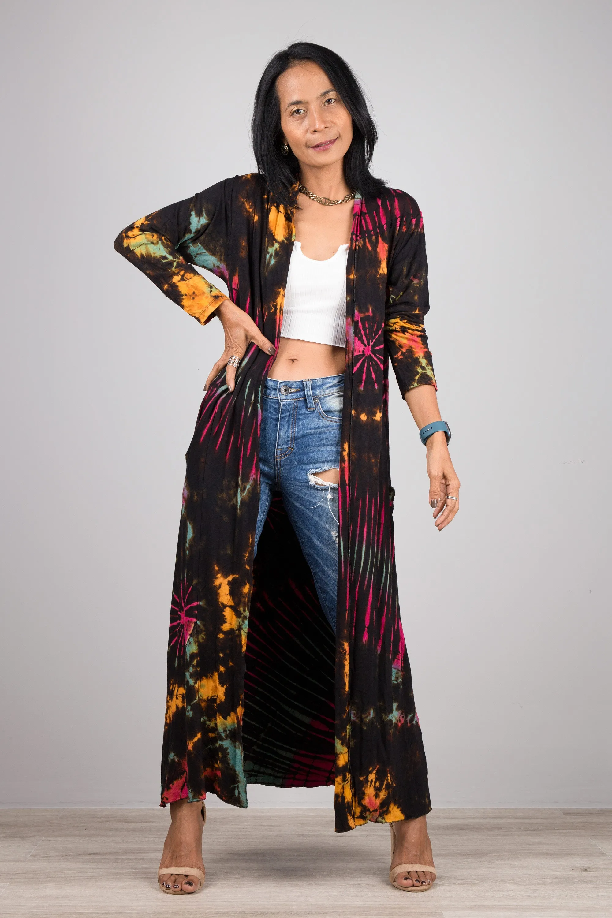 Tie Dye Cardigan