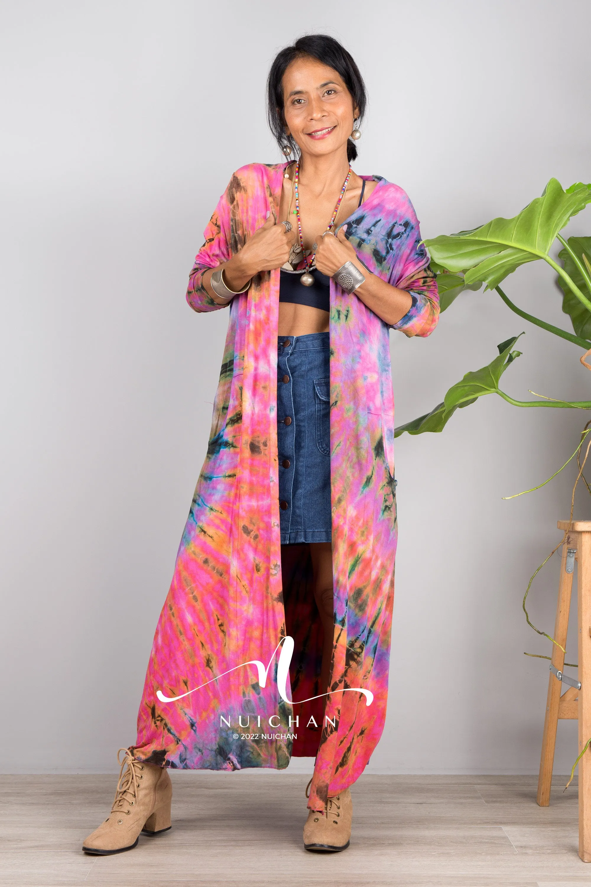 Tie Dye Cardigan