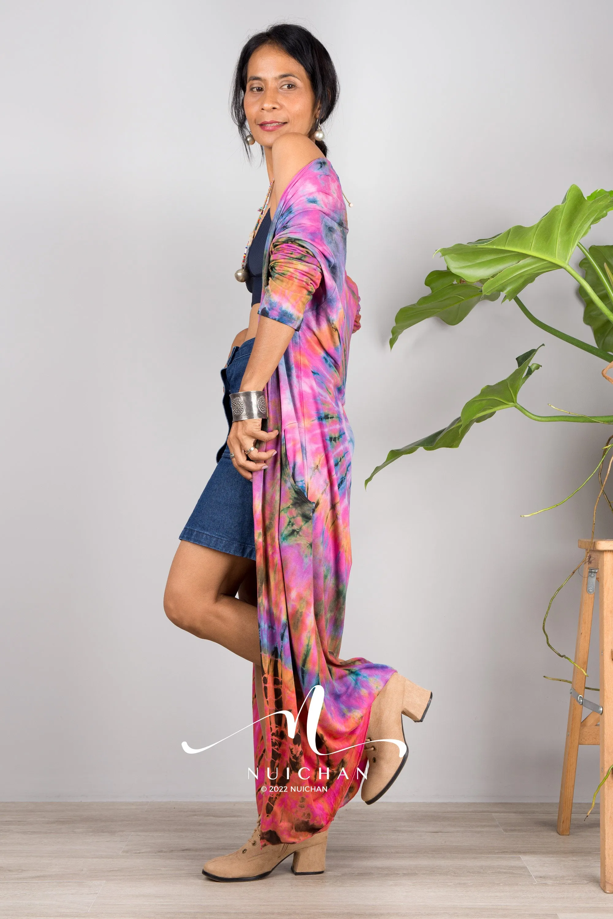 Tie Dye Cardigan