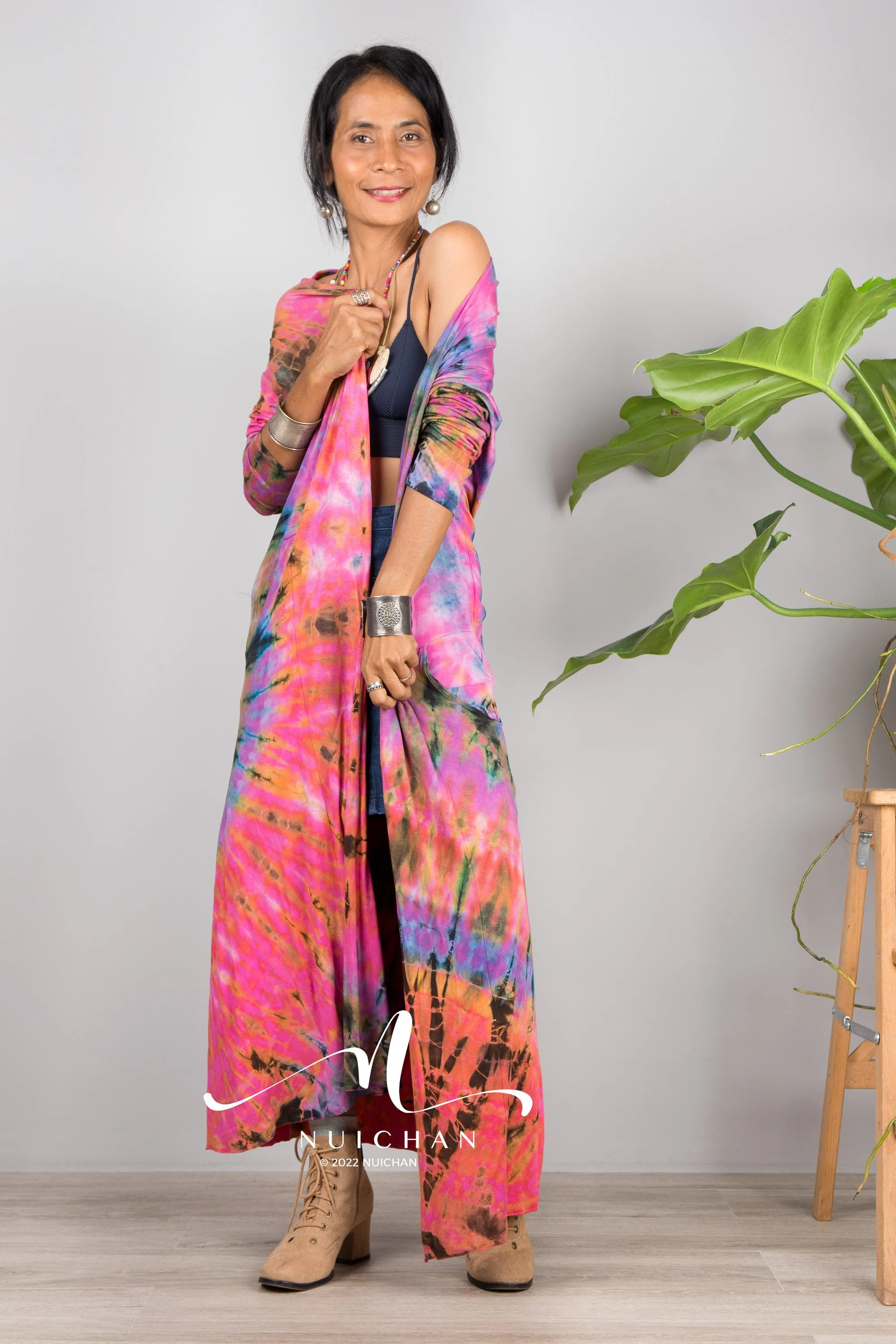 Tie Dye Cardigan