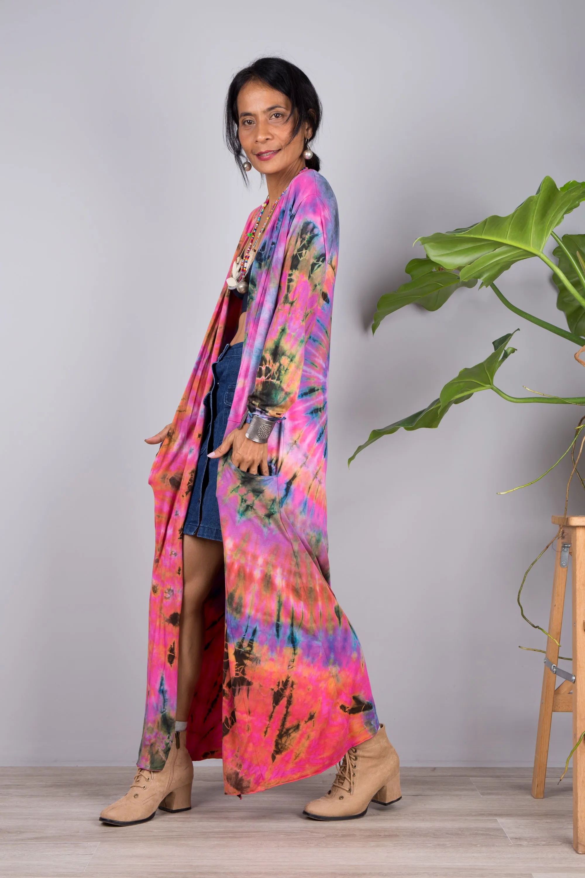 Tie Dye Cardigan