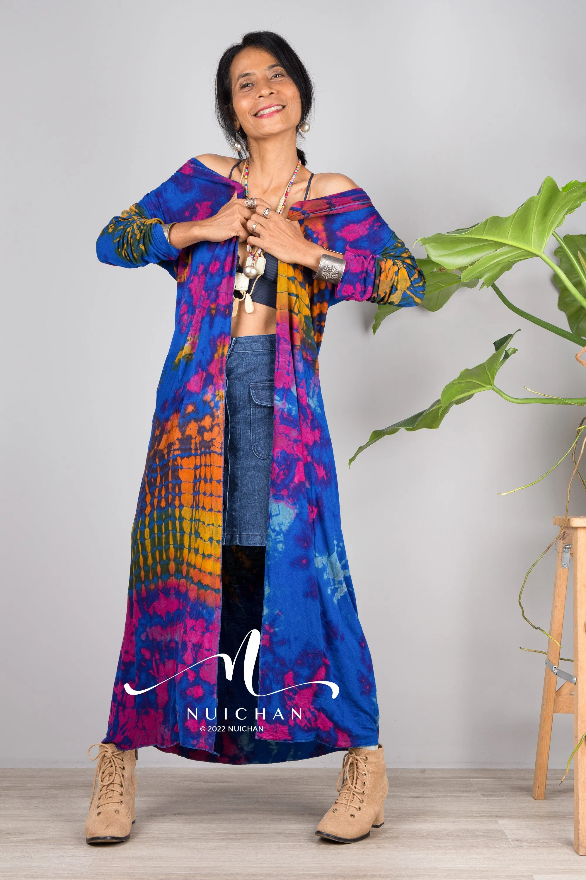 Tie Dye Cardigan