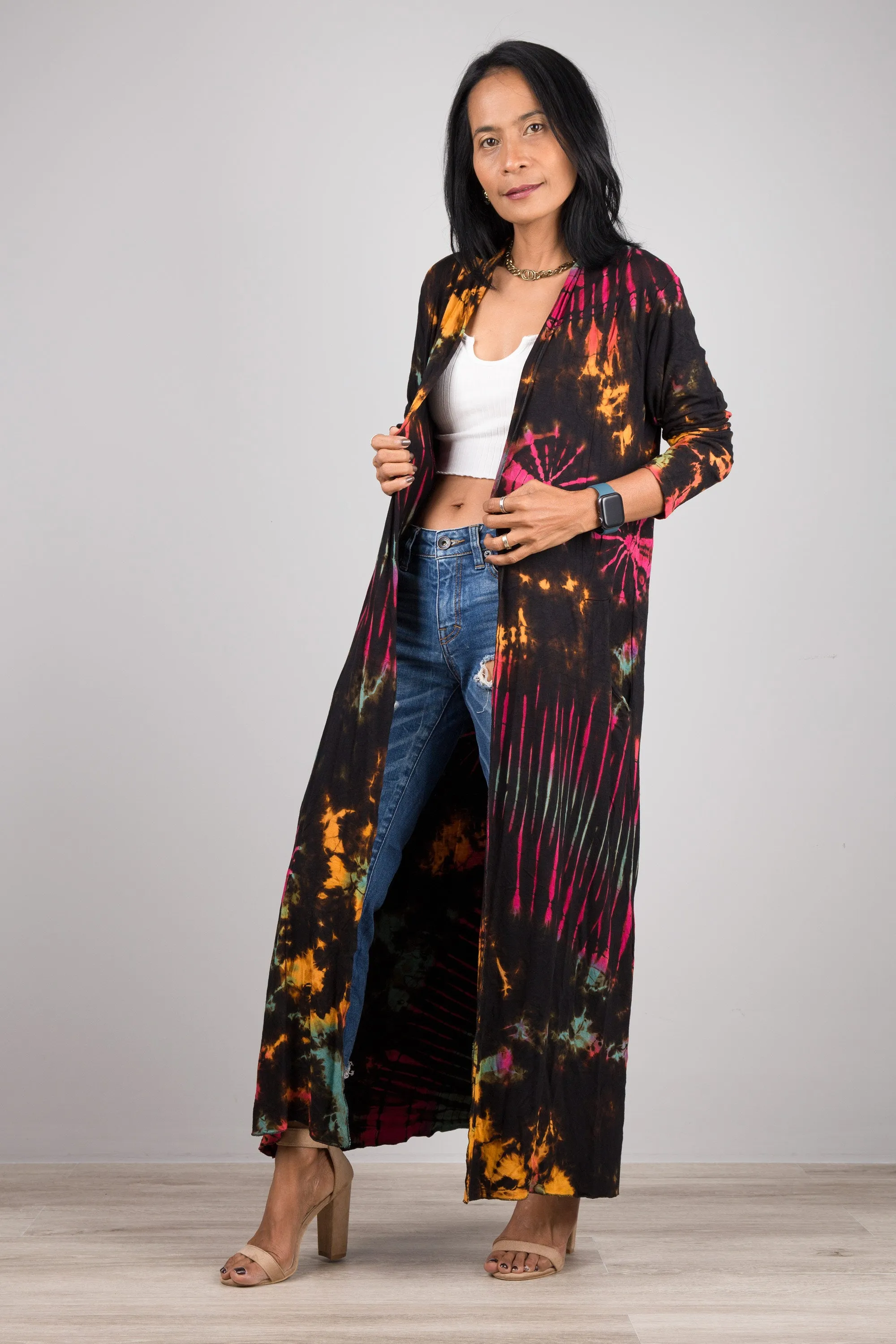 Tie Dye Cardigan