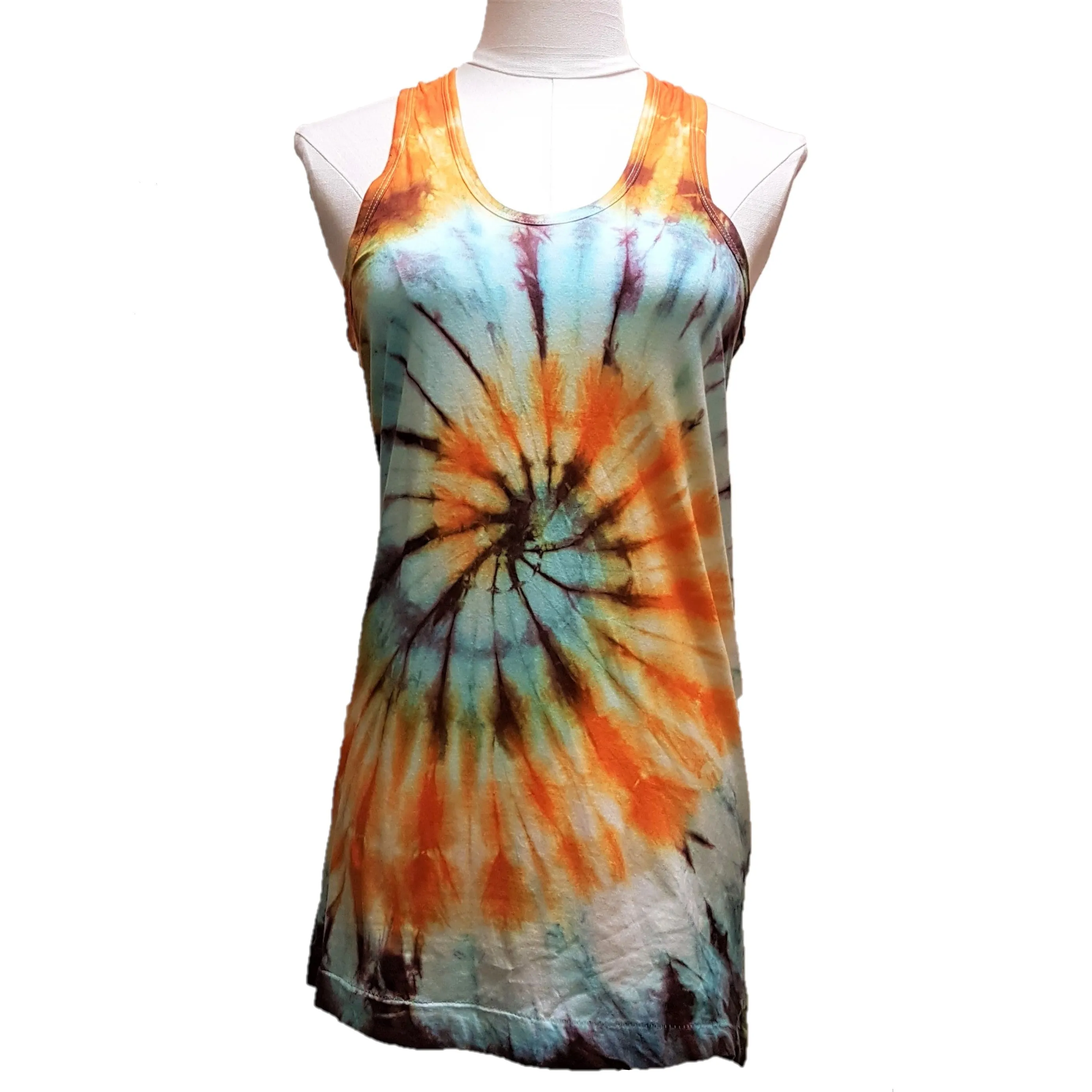 Tie-Dyed Tank Vest - Choice of Colours