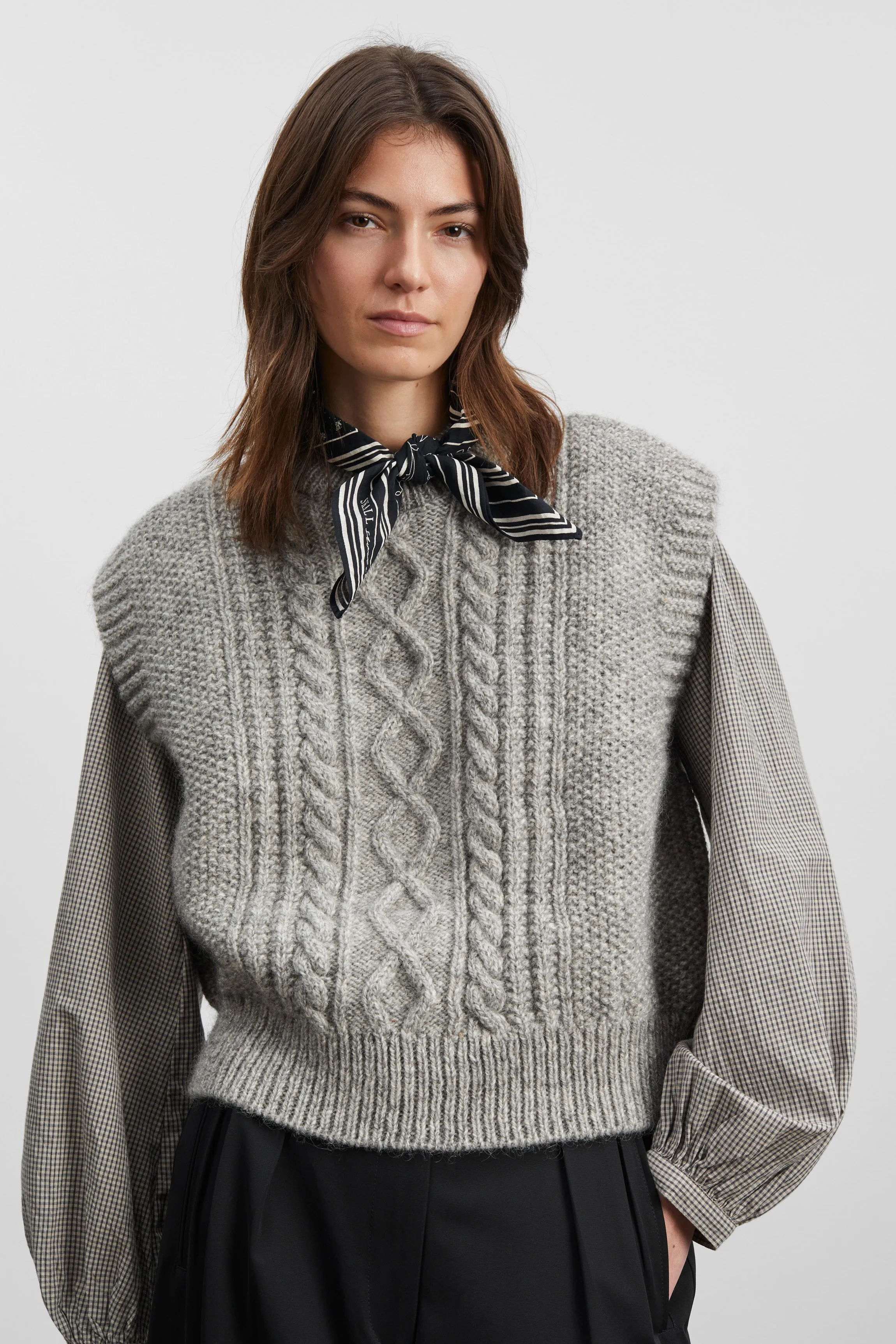 Tilia vest - Light grey