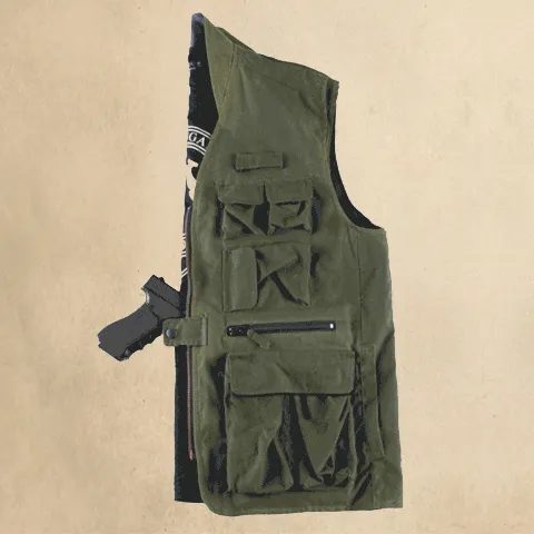 Traveller Concealed Carry Canvas Vest