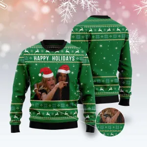 Ugly Christmas Sweater JulesRoche Festive All-over-print Pullover