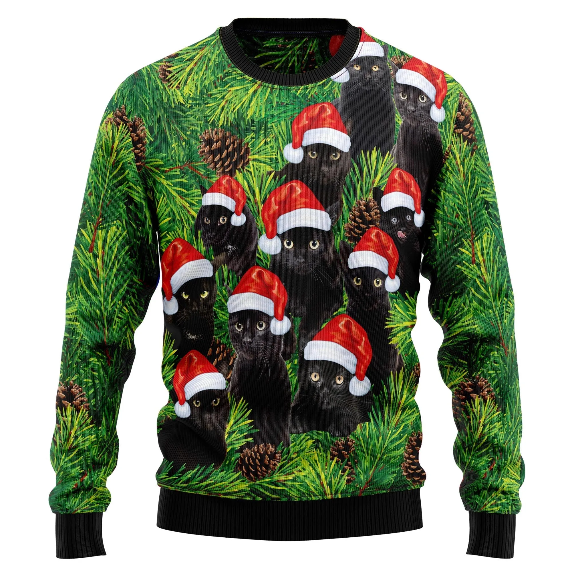 Ugly Christmas Sweater JulesRoche Funny All-Over Print Pullover