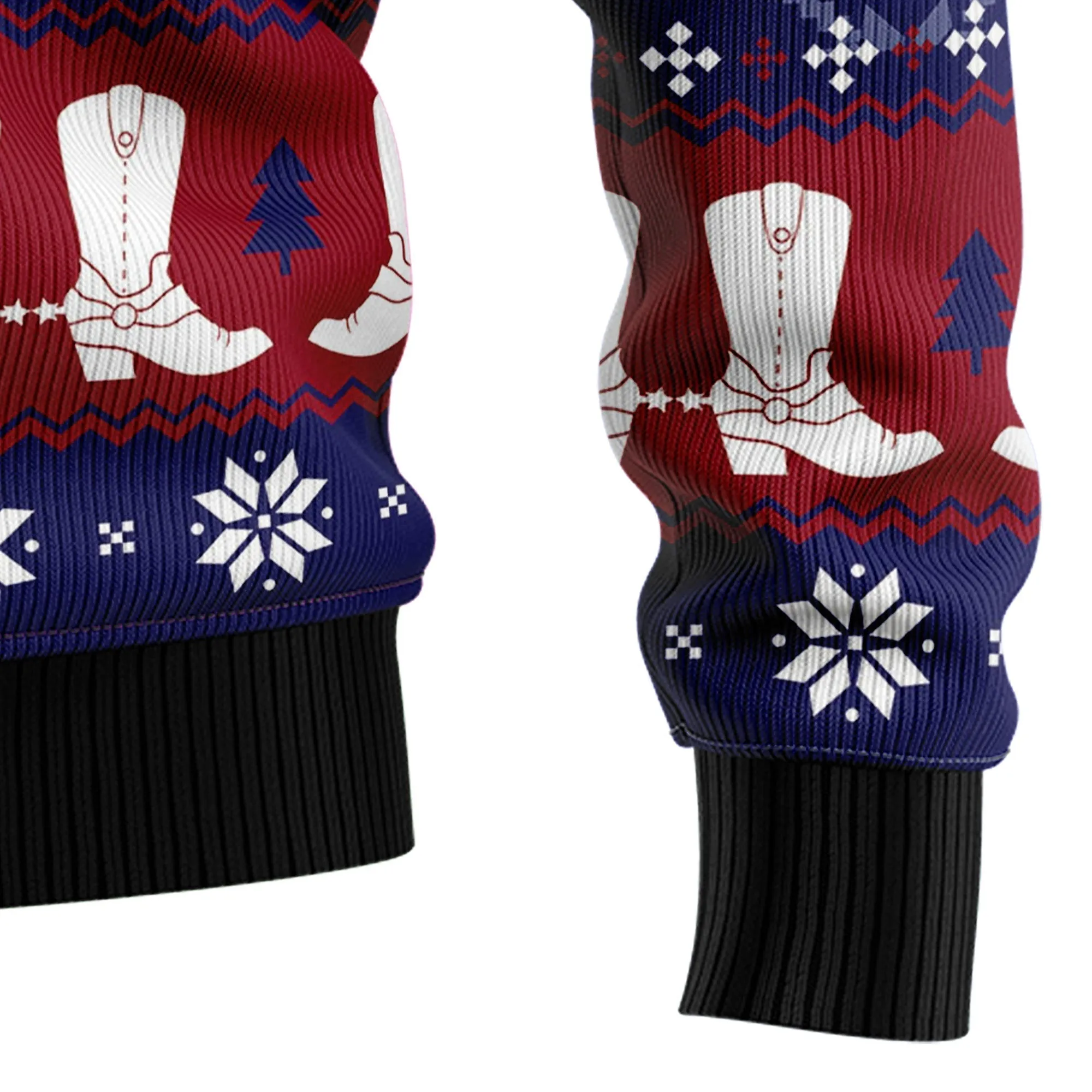 Ugly Sweater JulesRoche All-Over-Print Wool Blend Pullover