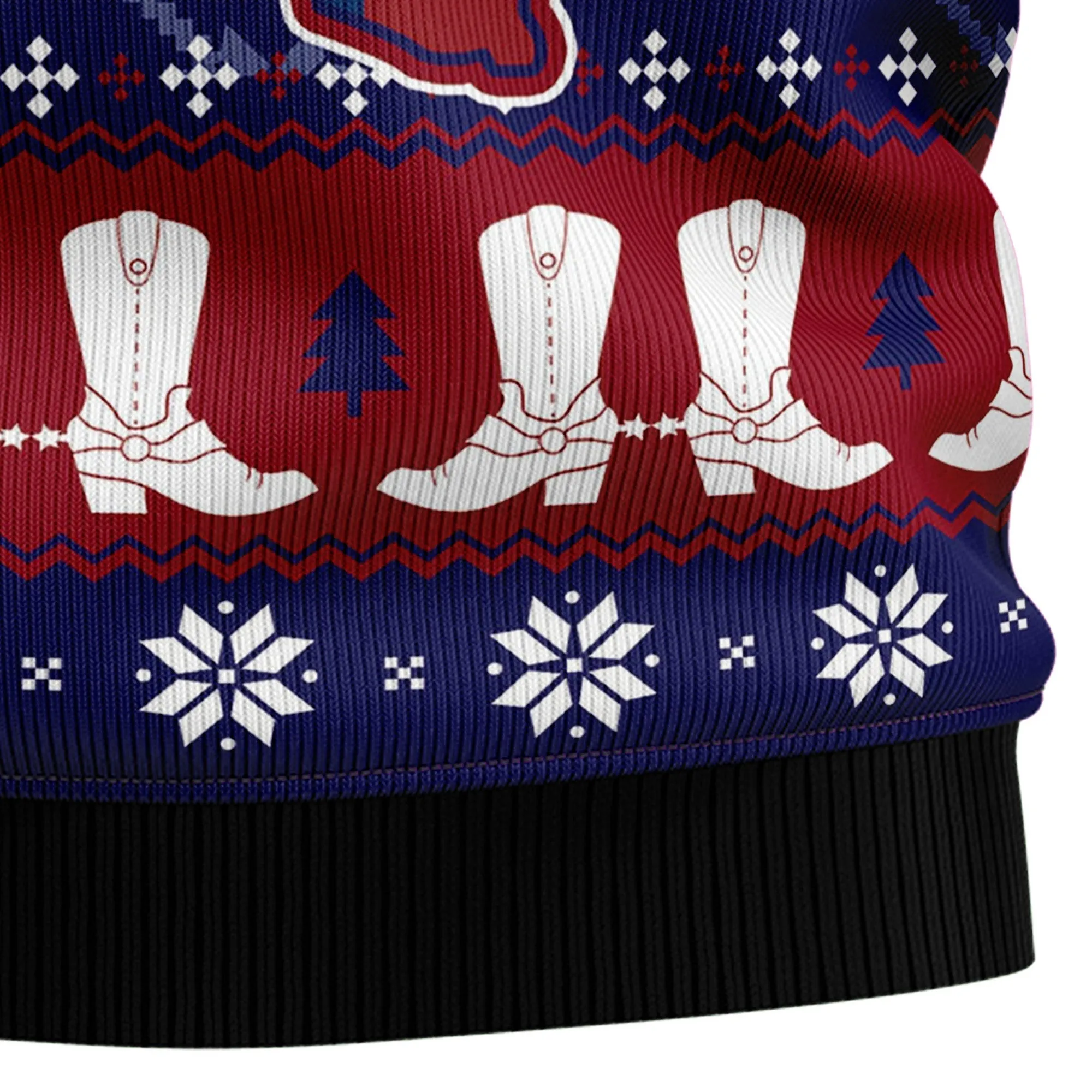 Ugly Sweater JulesRoche All-Over-Print Wool Blend Pullover